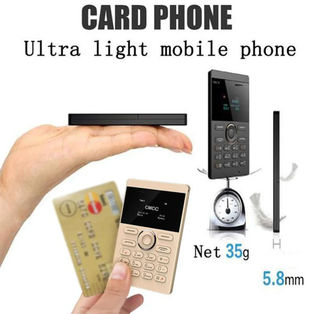 E1 Мини карта сотовый телефон карманный мобильный низкий уровень радиации для