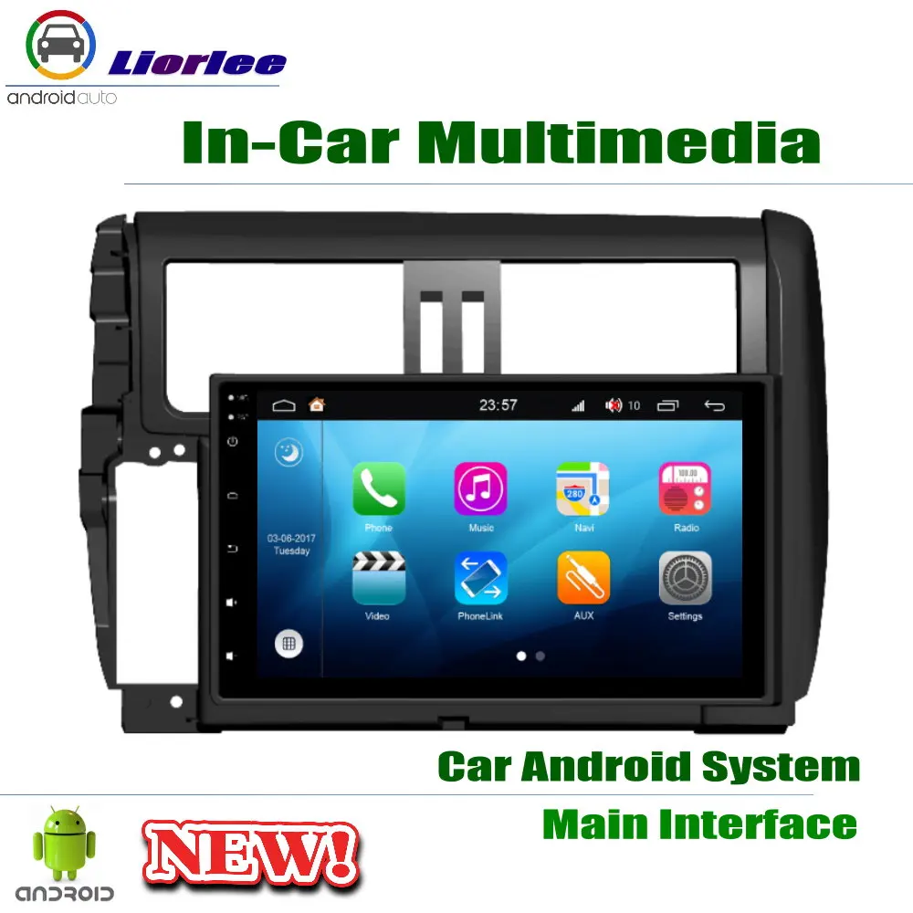 Автомобильный Android плеер 9 &quotIPS ЖК-экран для Toyota Land Cruiser Prado 150 2009-2013 автомобильный