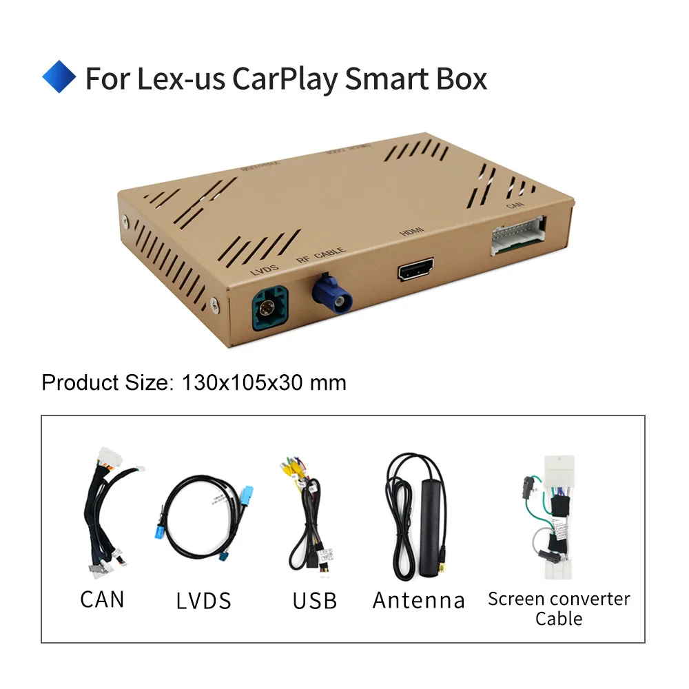 Carlinkit Декодер беспроводной Apple CarPlay Android авто для Lexus GS LS ES IS UX LX RC радиоуправляемая