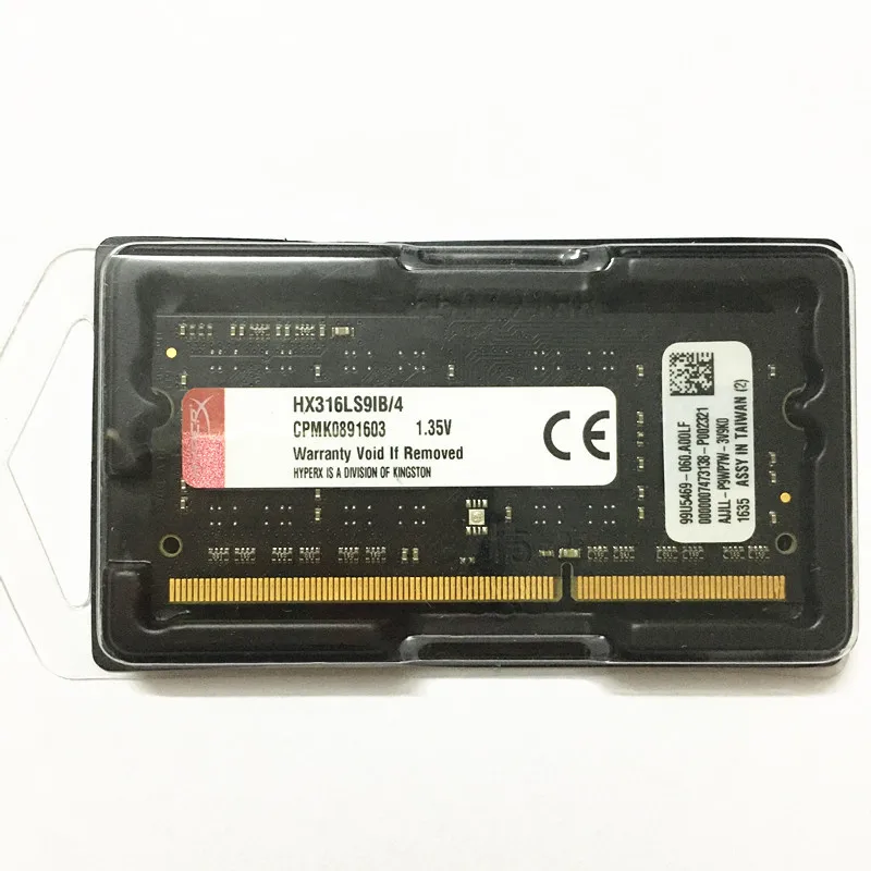 Оперативная память Kingston HyperX Impact DDR3 SODIMM 1600 МГц 4 Гб для ноутбука 1 35 в ОЗУ D 204pin