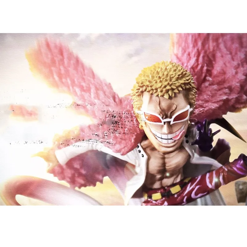 

5" G5 One Piece Statue Dressrosa Bust Donquixote Doflamingo PF Full-Length Portrait Original GK Action Figure Toy BOX 13CM X1803