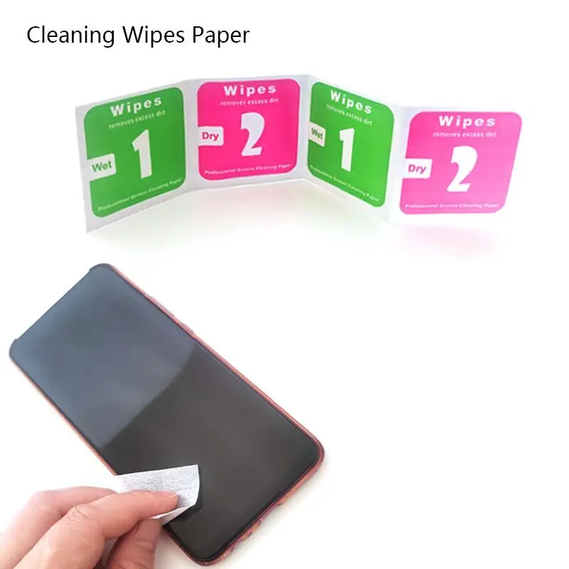 Салфетка для чистки объектива камеры 100 шт./лот ЖК-экраны удаление пыли Влажная и
