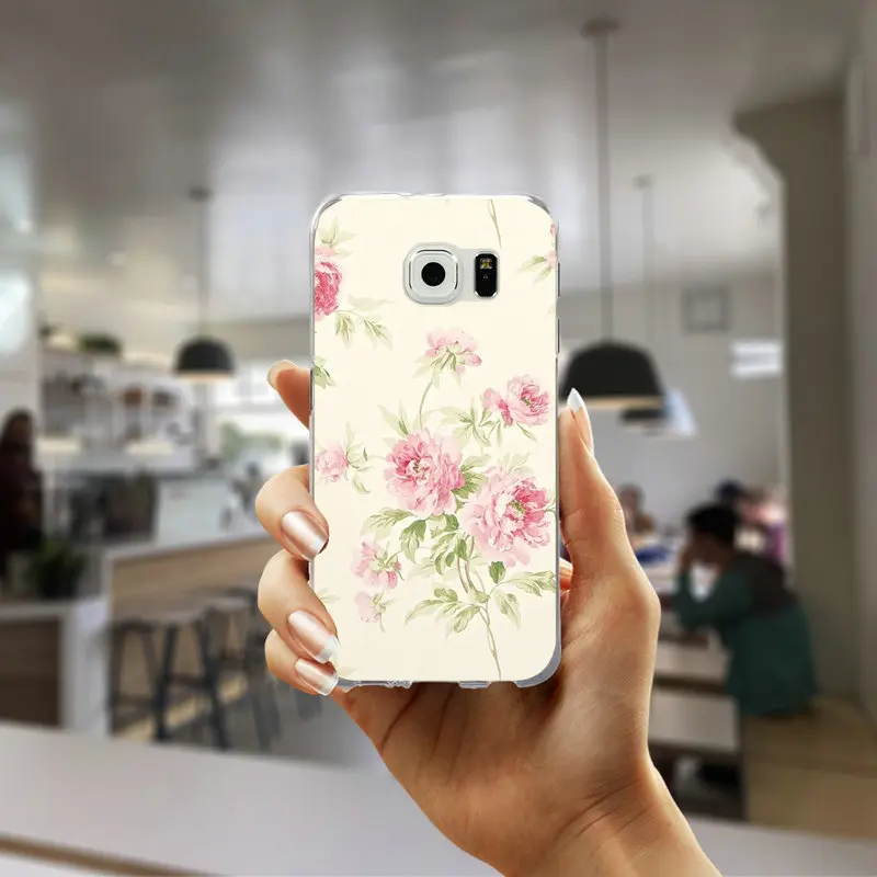 Picture 3 Для Samsung Galaxy A3 A5 A7 A8 A9 плюс большое ядро 2 Prime чехол мягкий, ТПУ чехол красивые Винтаж Роза - Цвет: Picture 3