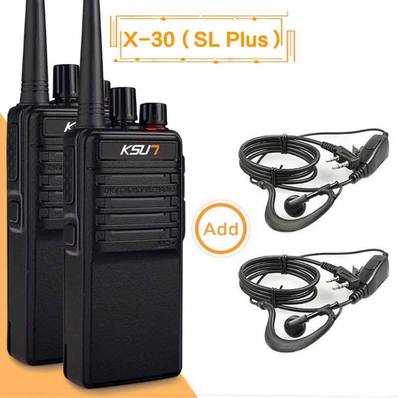 Free Shipping New KSUN X-30PLUS Portable Radio Walkie Talkie 5W 16CH UHF Two Way Radio Interphone Transceiver Mobile