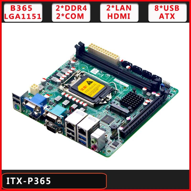 Набор микросхем B365 LGA1151 Coffee Lake поддержка 4k VGA HDMI DDR4 PCIE встроенная Промышленная