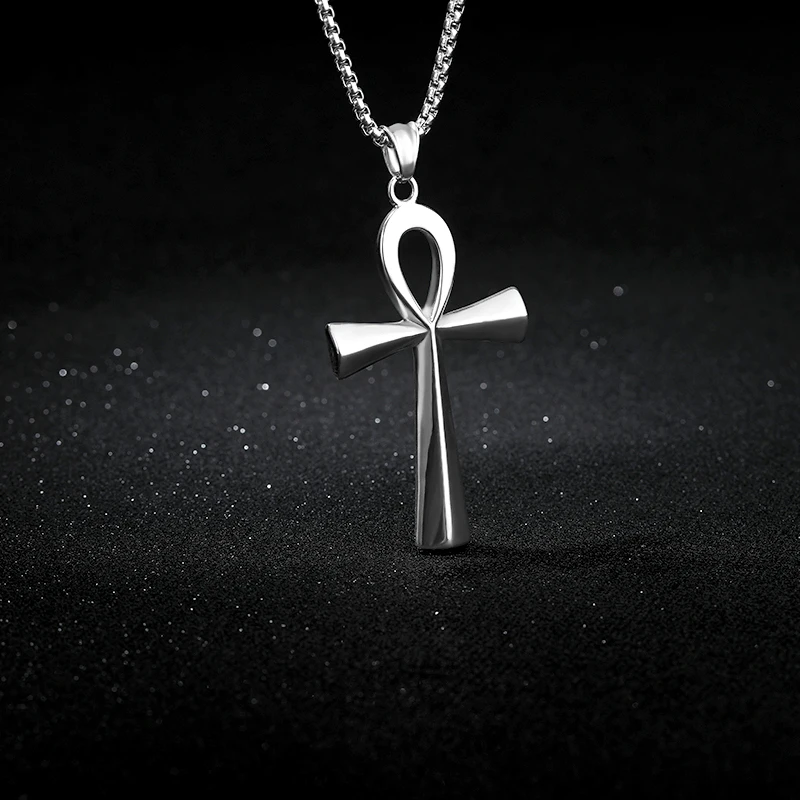 Подвеска с крестом ожерелье для мужчин колье из нержавеющей стали Bijoux Jesus Christ Joyeria