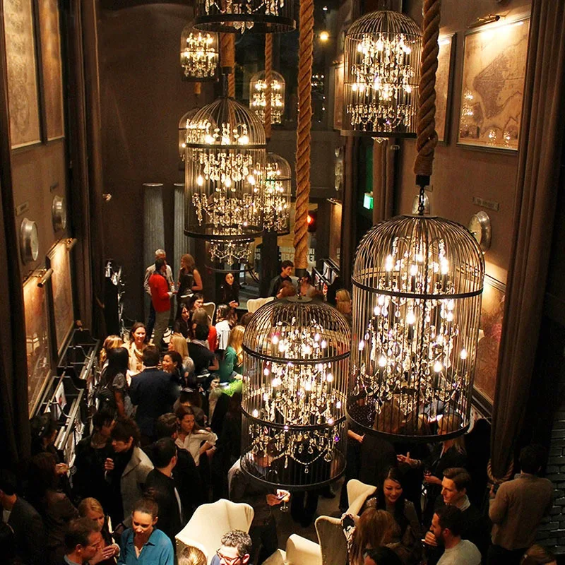 Скандинавский светильник подвесной железный для спальни гостиной блеск Декор