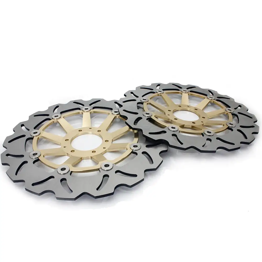 BIKINGBOY волнистые плавающей полные комплекты передние тормозные диски роторы для