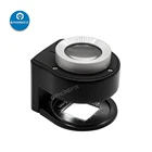 Ручное увеличительное стекло 30 раз с 6 светодиодный ными лампами оптические линзы отлично подходят для печати ручной работы ремонта часов чтения ювелирных изделий штампов