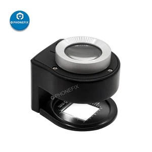 Ручное увеличительное стекло 30 раз с 6 светодиодный ными лампами оптические линзы отлично подходят для печати ручной работы ремонта часов чтения ювелирных изделий штампов