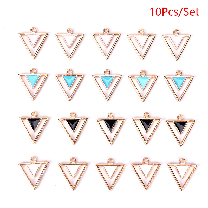 10 шт./компл. креативные квадратные треугольные подвески геометрическая форма
