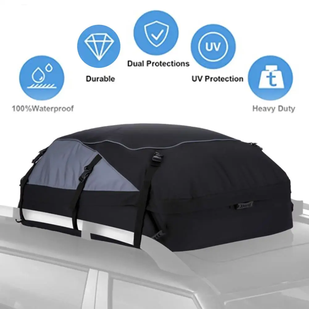 Автомобильная сумка на крышу универсальная Водонепроницаемая багажник