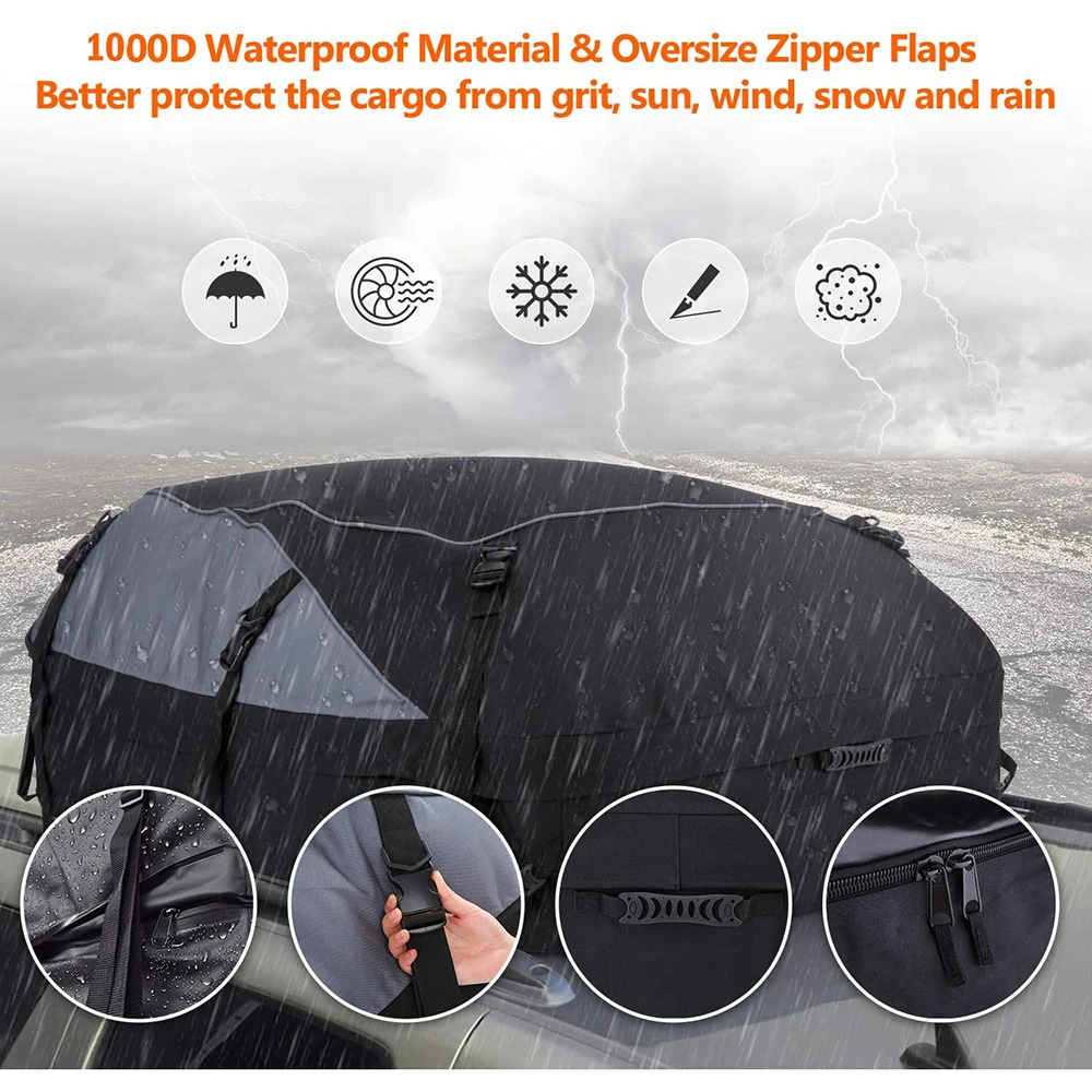 Автомобильный багажник на крыше мешками грузовой перевозчик Универсальный