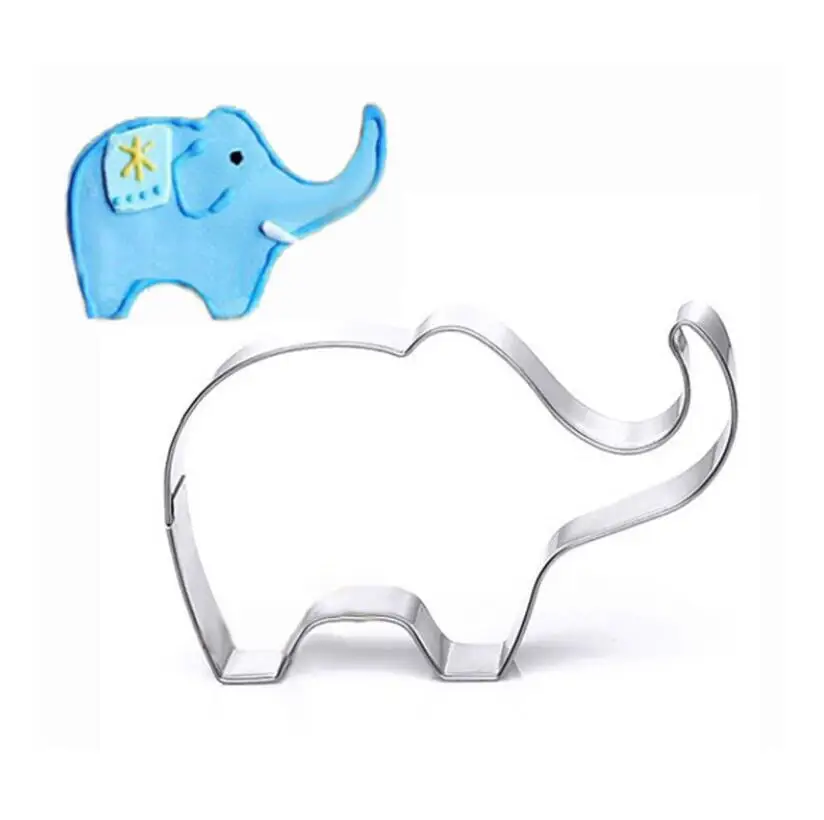 1PC Animal Elephant Shape Confectionary Biscuit Cookie Cutters Cake Decorating Tools Candy Sugar Craft Chocolate Baking Molds | Дом и сад