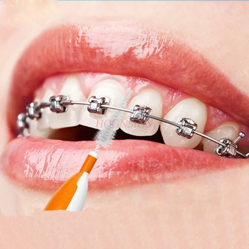 

tooth stick Interdental Brushing Cleaning Adult Superfine Tooth Brushing Brushing Tooth Tip Brush Periodontal Care