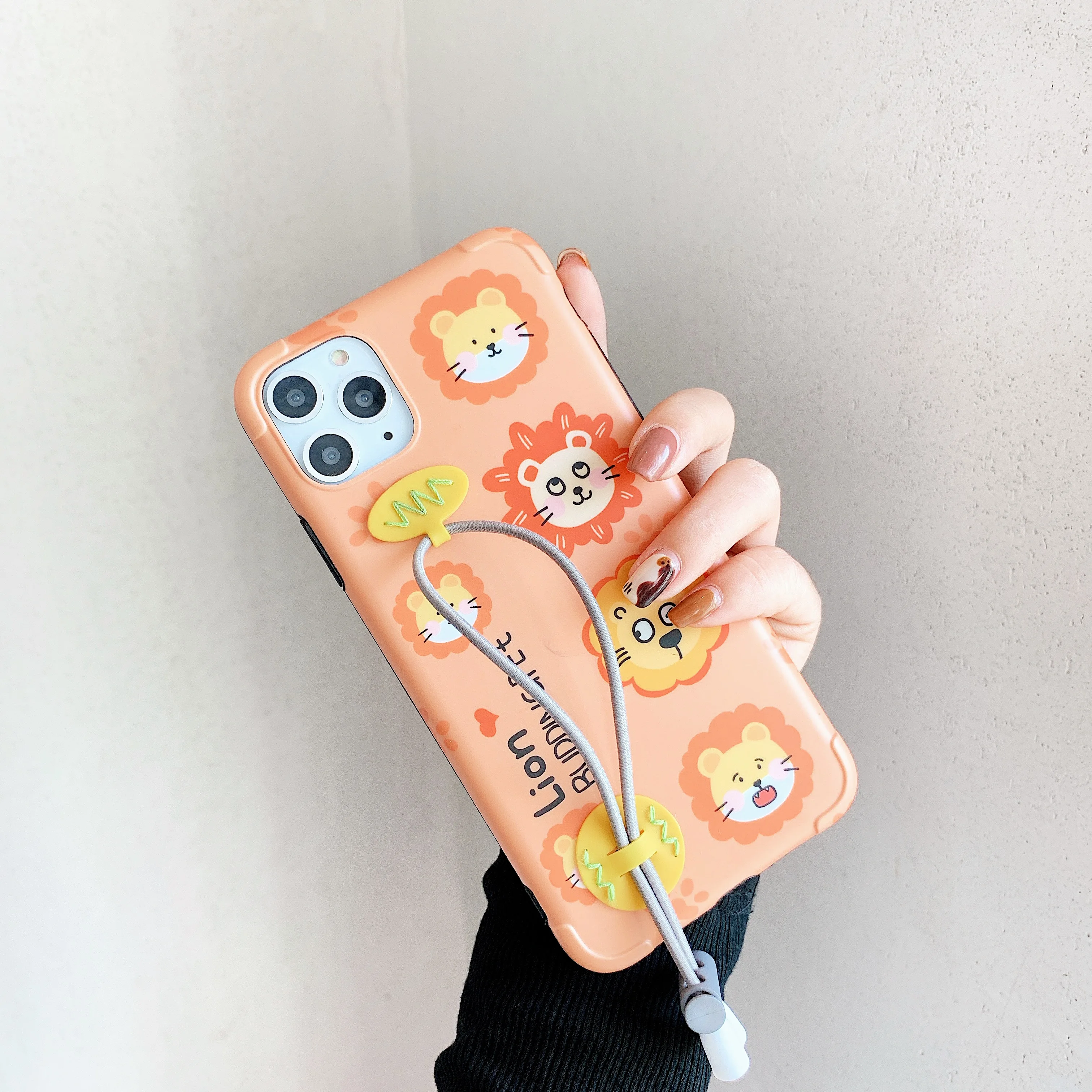 ORYKSZ силиконовые чехлы для телефонов с милым мультяшным цветочным медведем iPhone 11