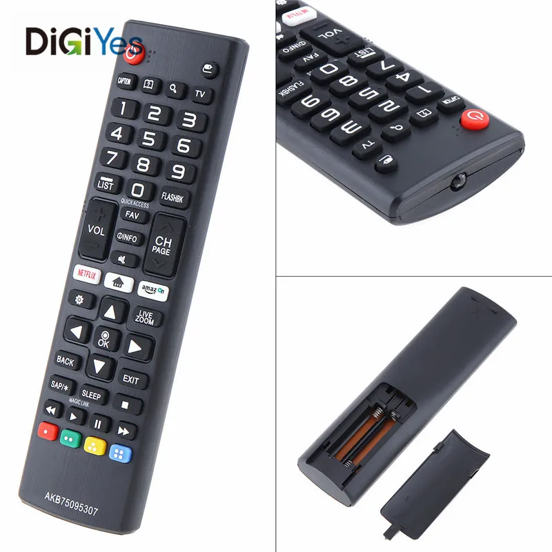 Universal AKB75095307 4K UHD Remote Control Support 2 x AAA Batteries with Long Transmission Distance for 32LJ550B-UA | Электроника