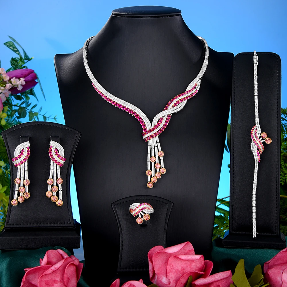 Prix Missvikki – Ensemble De Bijoux Pour Femmes, Nouvelle Collection De Bijoux Indiens, Romantiques, Pour Mariage, Mariée Africaine Dubaï, Ensemble De Bijoux Pour Fête De Danse