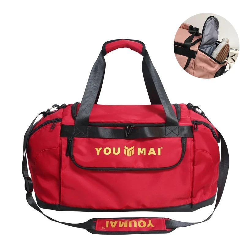 Dry Wet Separation Sports Fitness Bag Women's Training Swimming Bag Large Capacity Shoe Storage Travel Bag 2021