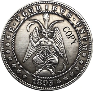 Хобо никель 1893-S сша Морган доллар Монета КОПИЯ Тип 160