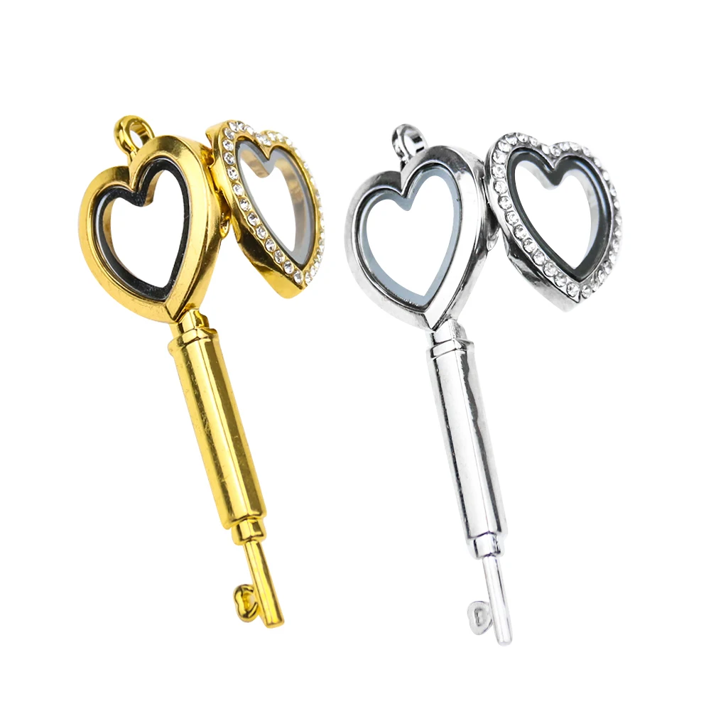 Подвеска-сувенир с изображением модного сердца подвеска магического стекла