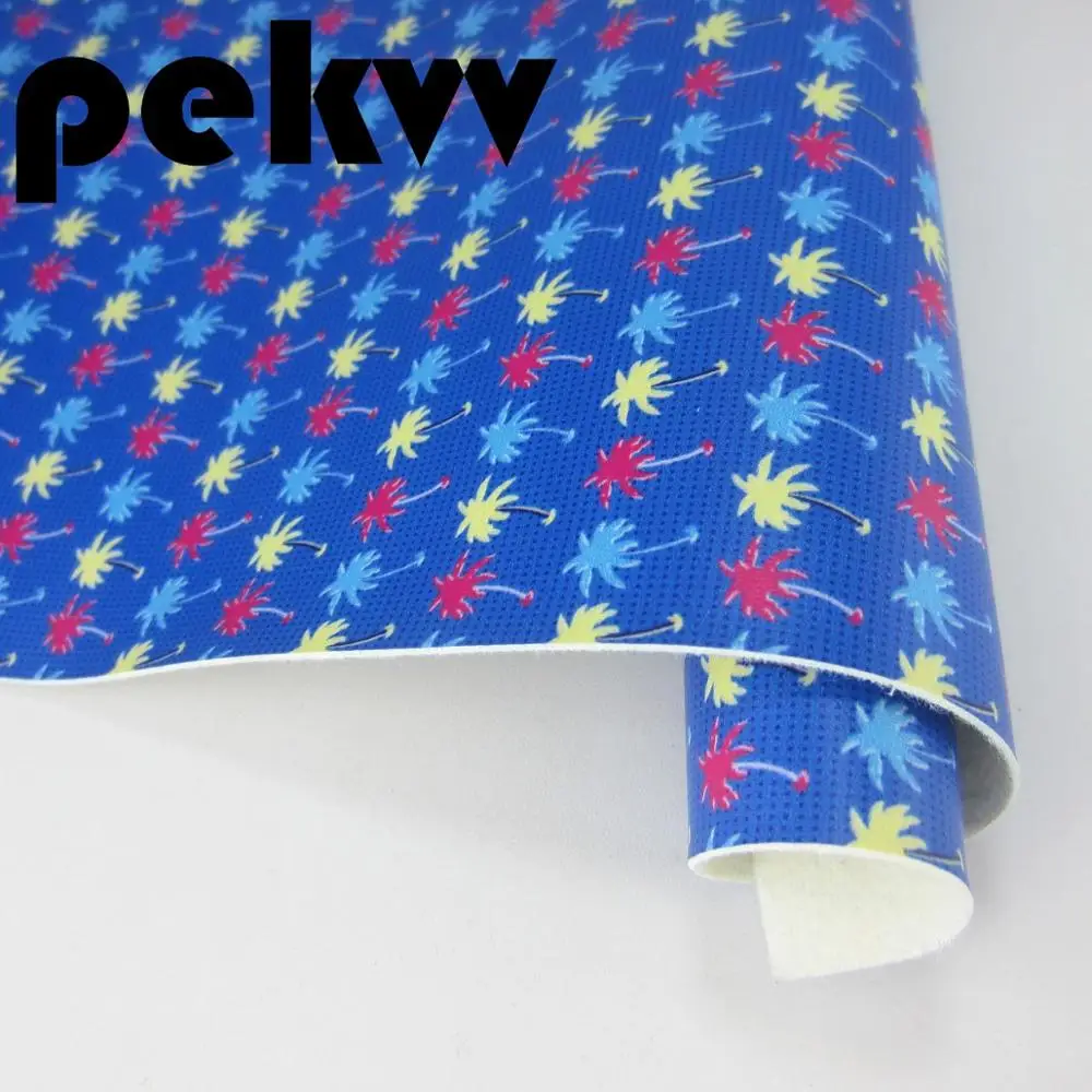 PR024 Pekvv 21 см X 30 см A4 лист Цветы искусственная Синтетическая кожаная ткань для волос луки серьги Узелок сумки украшения PR007 - Цвет: PR024
