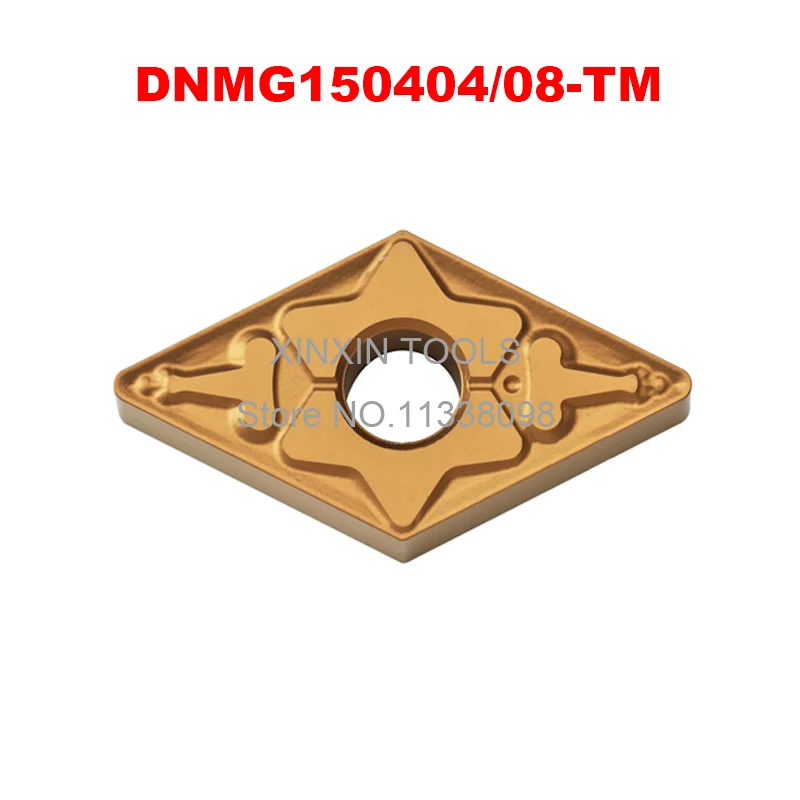DNMG150404-TM/DNMG150408-TM * 10 шт карбидных токарных вставок для MDJNR/MDUNR/PDSNR вставки стали