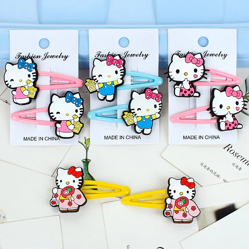 Модная маленькая заколка котенок с мультяшным котом Шпилька для принцессы