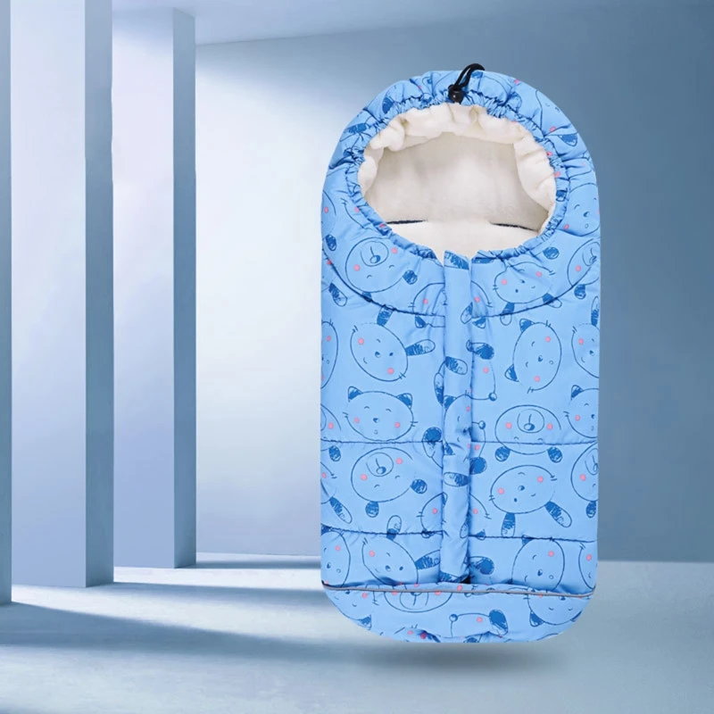 

Baby Infant Stroller Footmuff Pram Winter Warm Sleeping Bag Swaddle Wrap Blanket U50F