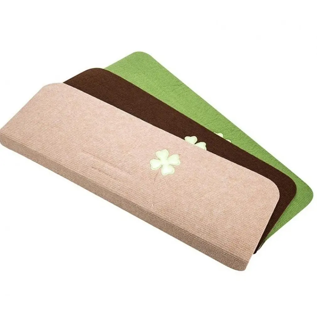 5 шт. светящийся нескользящий коврик для лестницы кофе четырехлистный клевер