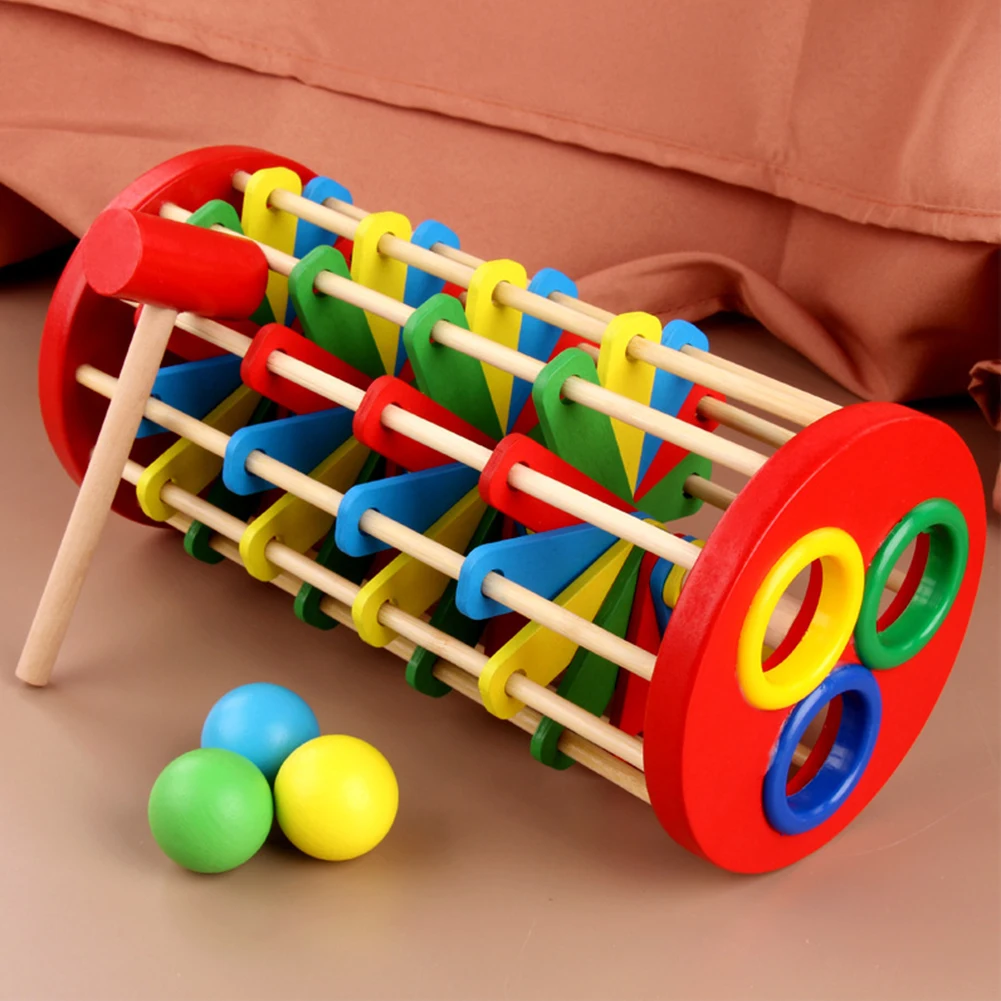 

Drop For Toddlers Educational Gifts Fall Stairs Early Learning Development Knocking Kids Colorful Fun Birthday Ball Toy Set