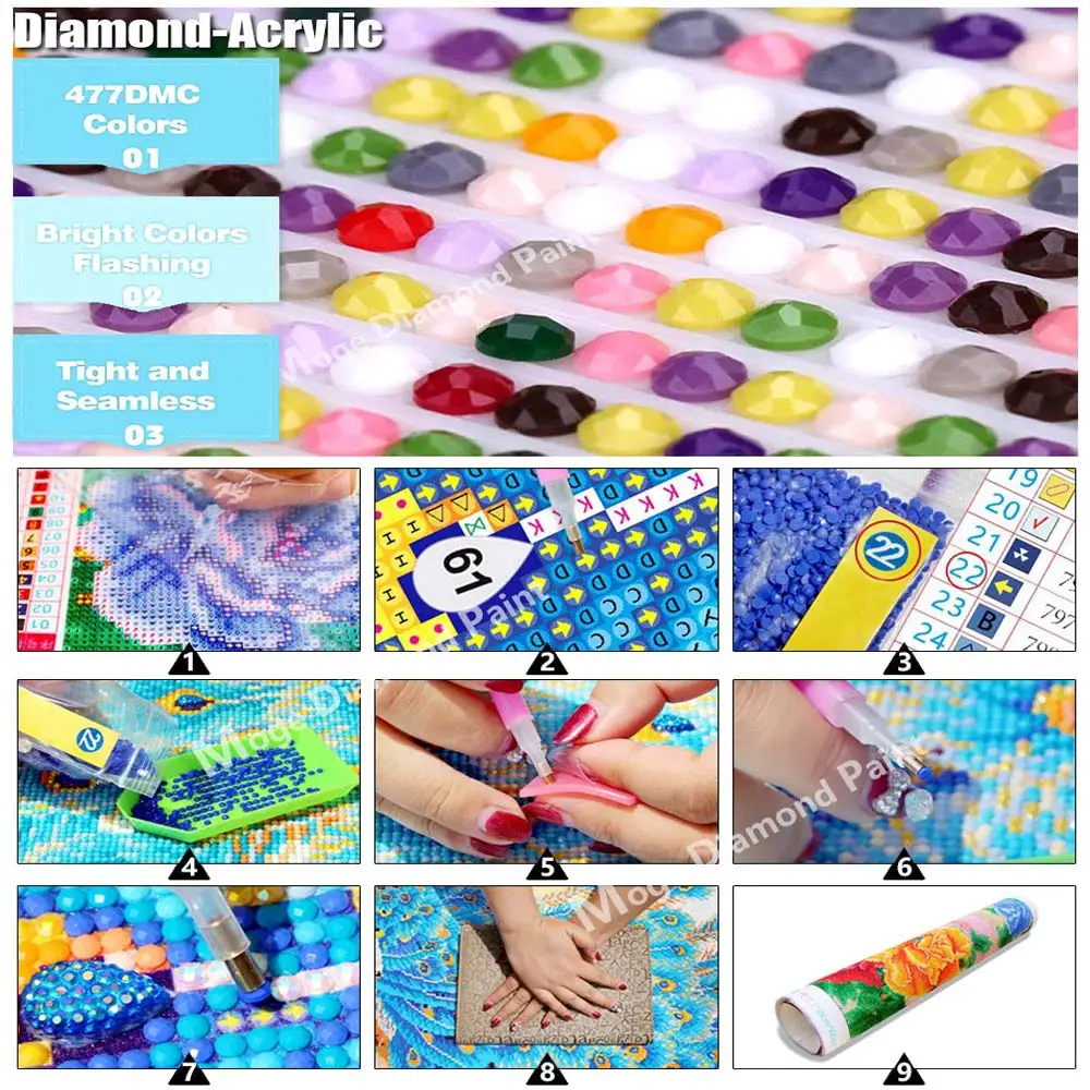 Собака Алмазная картина маслом животных круглая полная дрель Nouveaute DIY мозаика