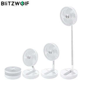 Blitzwolf bw-f2 folding fan usb desktop fan with remote control 10 inches pedestal fan 4 wind mode 3 gear wind speed for home 1 Item image