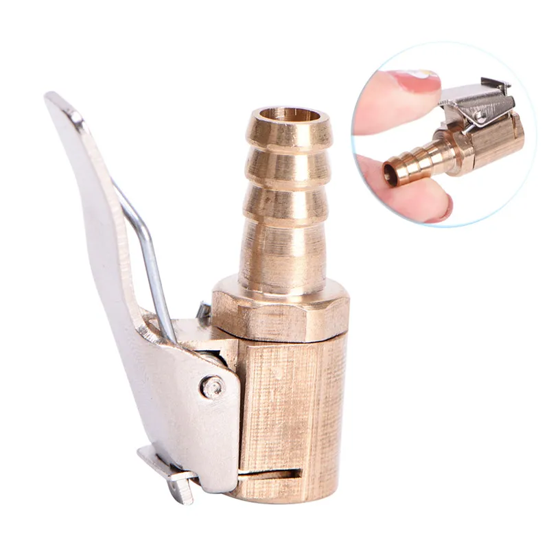 1 шт. 6 мм/8 мм клапан для шин воздушный насос зажимной зажим авто грузовик шина