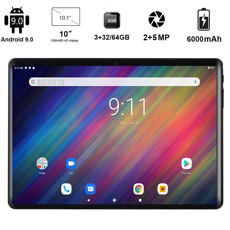 Горячая распродажа 10 дюймов планшетный ПК с системой андроида и 9 0 пирог 3 Гб