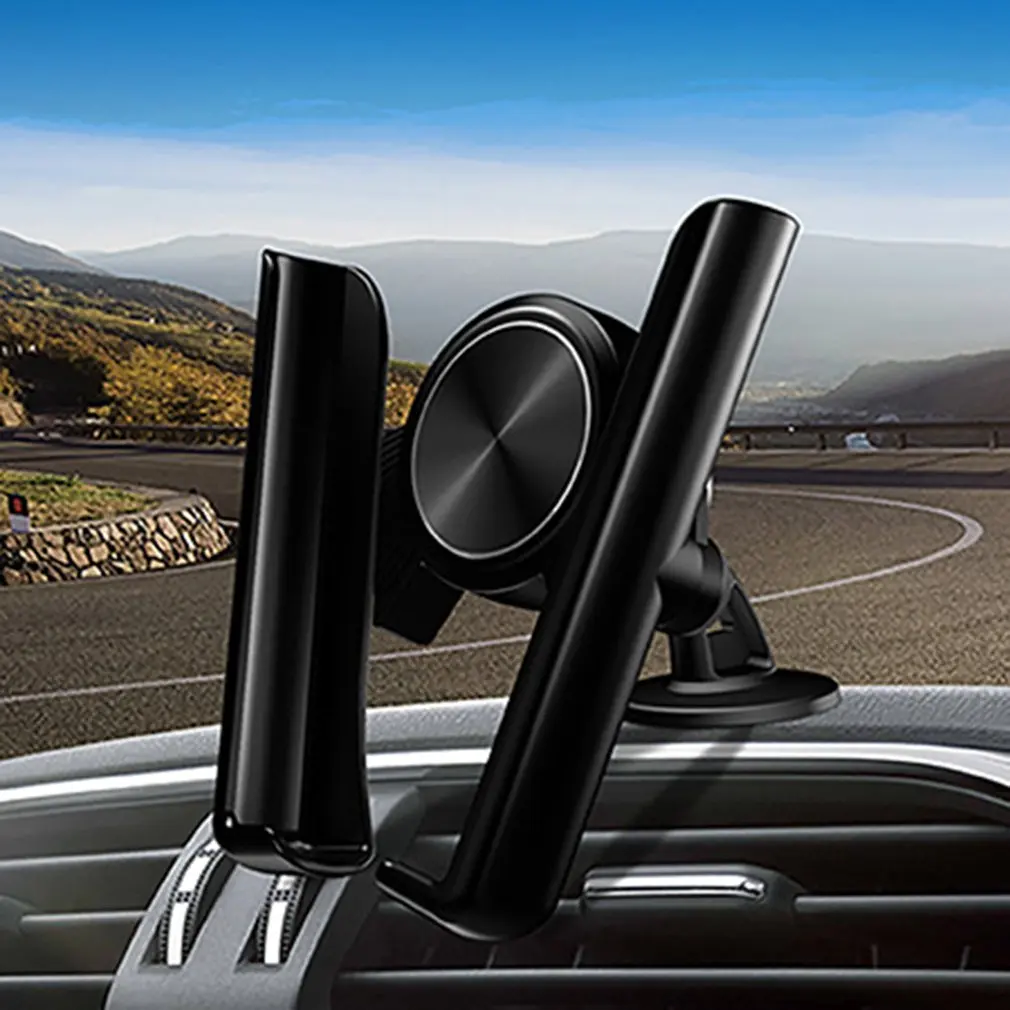 

Dual Purpose Clip Style Mobile Phone Bracket Vehicle Air Outlet Rotatable Paste Style Navigation Bracket