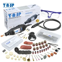 tasp 220v 130w electric mini drill set rotary tool kit variable speed engraver with 140pcs accessories attachments