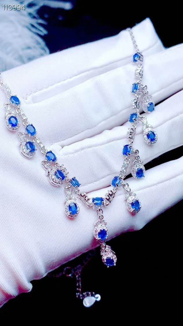 Ювелирные изделия KJJEAXCMY из стерлингового серебра 925 пробы с инкрустированным