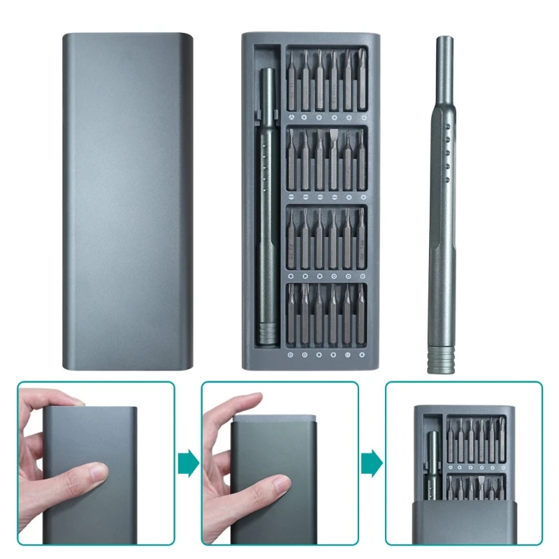 

Non-slip Screwdriver Bit Electric Batch Singal-head Cross Bit Electric Strong 25Pcs Universal Magnetic Drill Screwdriver
