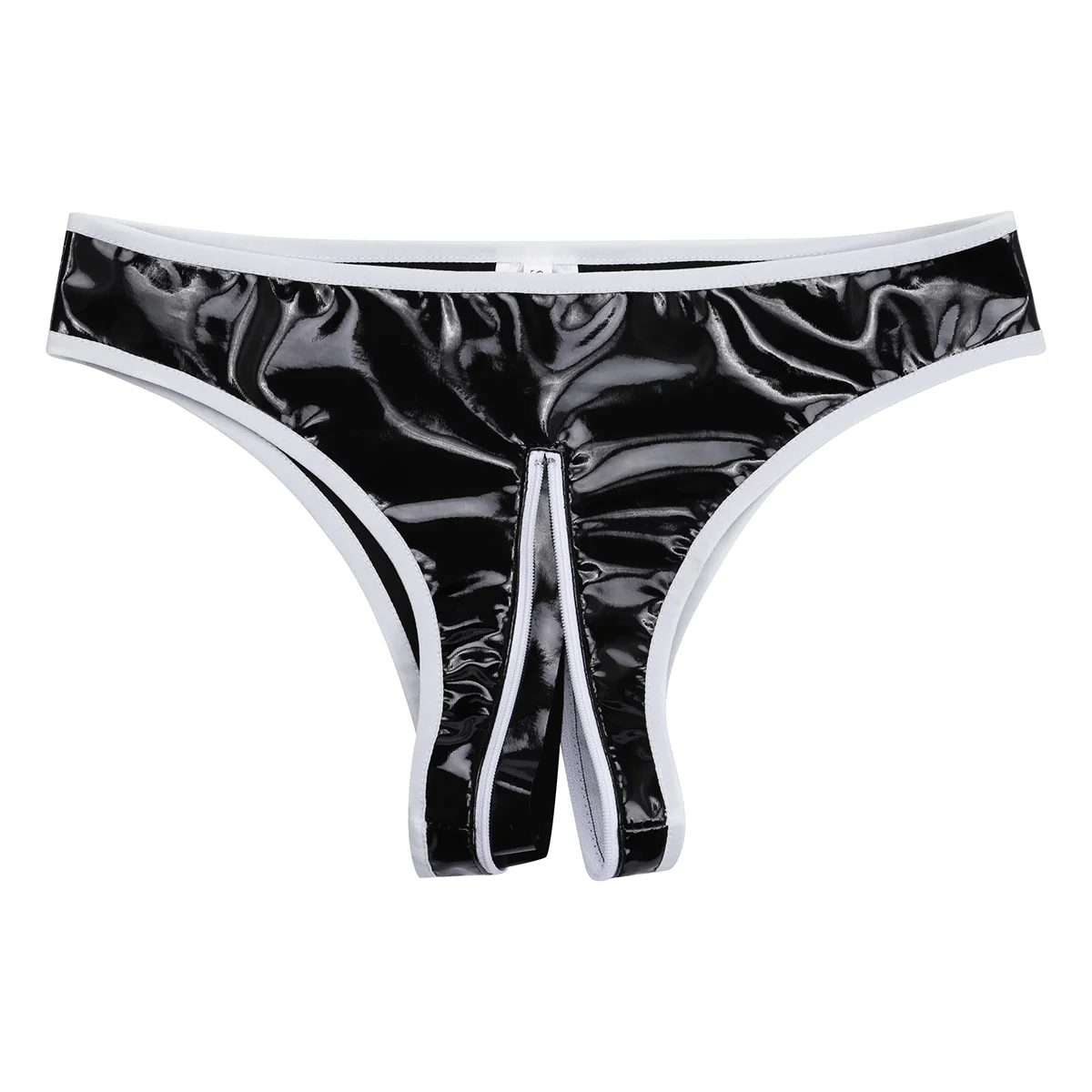 Женское нижнее белье Женская Клубная одежда женское Лакированное кожаное бикини