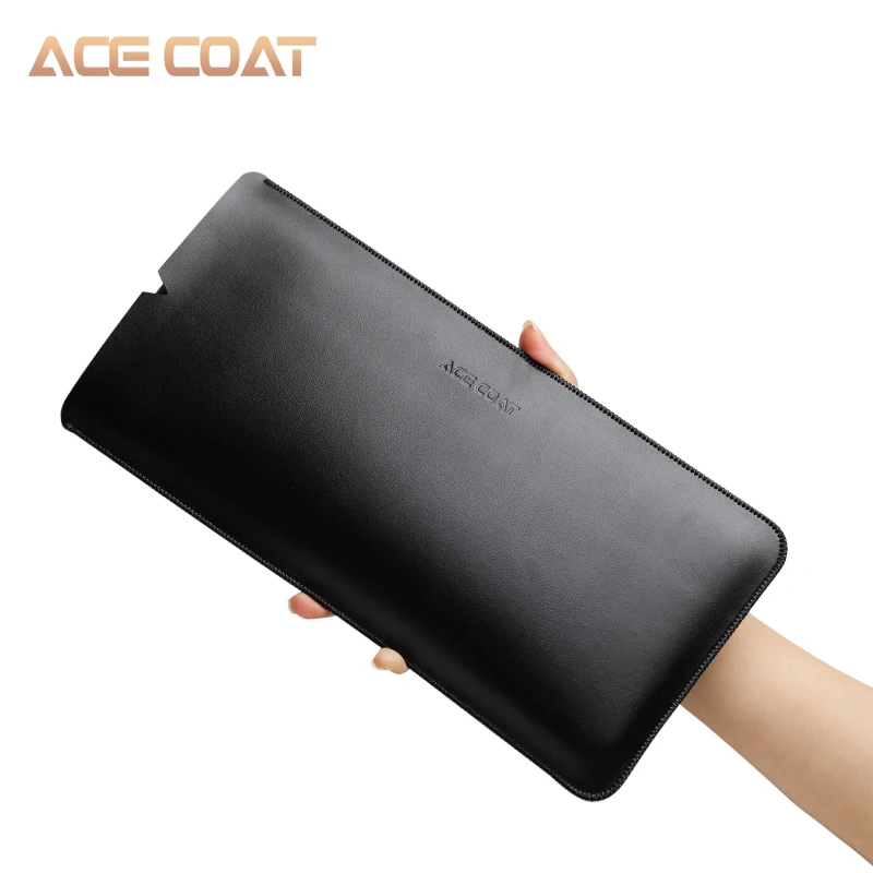 Чехол для ноутбука ACECOAT из микрофибры и искусственной кожи ультратонкий супер