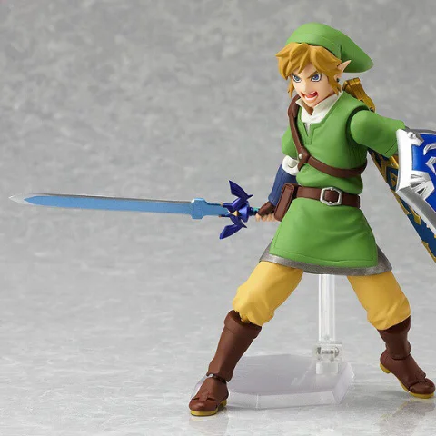 

Figma 153# Link Zelda Legend Sky Sword Link Can Make Model Gifts