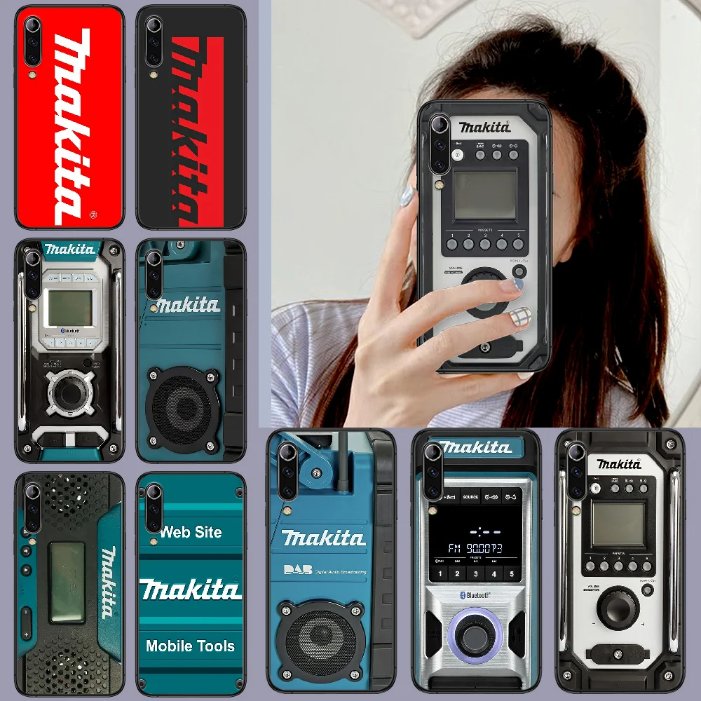 

Makitas Toolbox Phone Case Cover Hull For Xiaomi Mi 8 9 10 T note 10 Lite Pro 5G A pocox 2 3 black Cover Trend Hoesjes 3D Prime