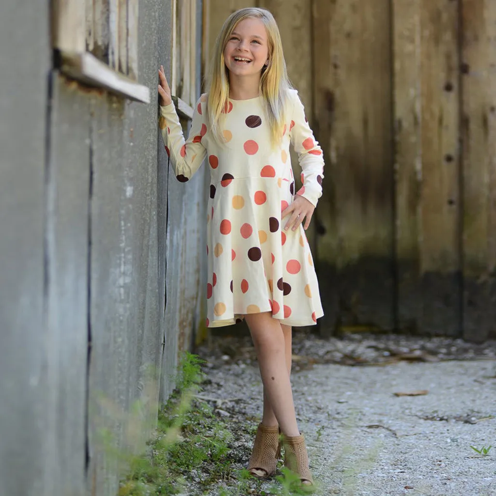 Детские платья для маленьких девочек Платье принцессы отдыха с длинными