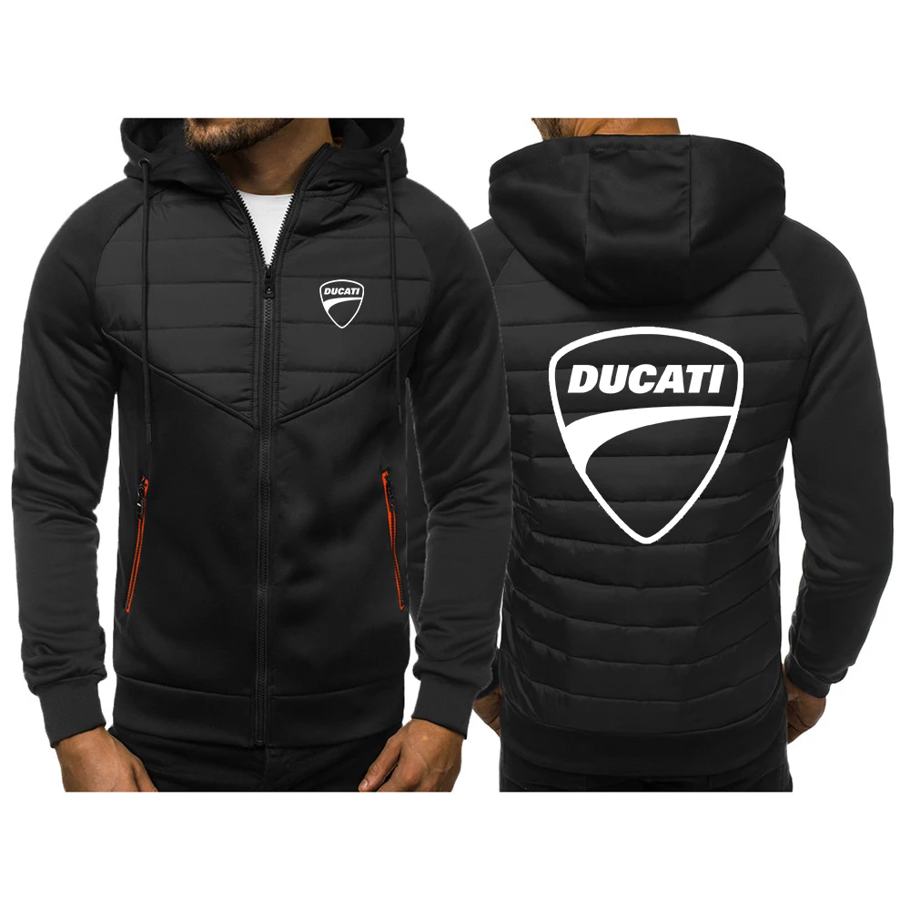 

2021 Winter DUCATI Coat Men Thicken Warm Jackets Fashion Casual Patchwork Streetwear Brand Jackets Men Clothing