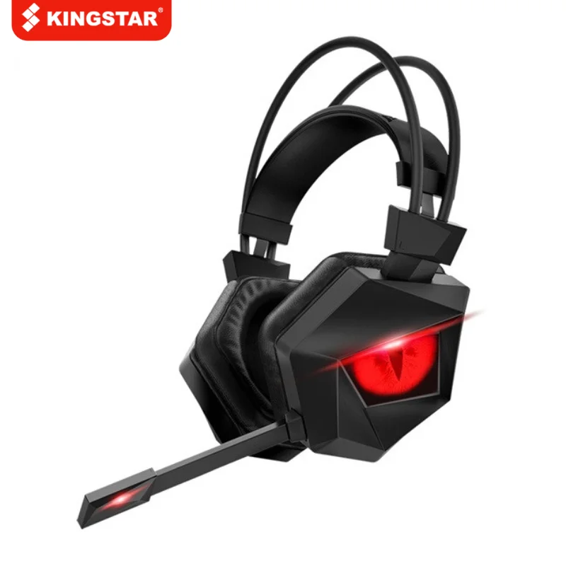 

Game Headset USB+3.5mm Desktop Computer Dual Hole Esports Earphone Sound Modifier Stereo Over Ear Headphones with Mic