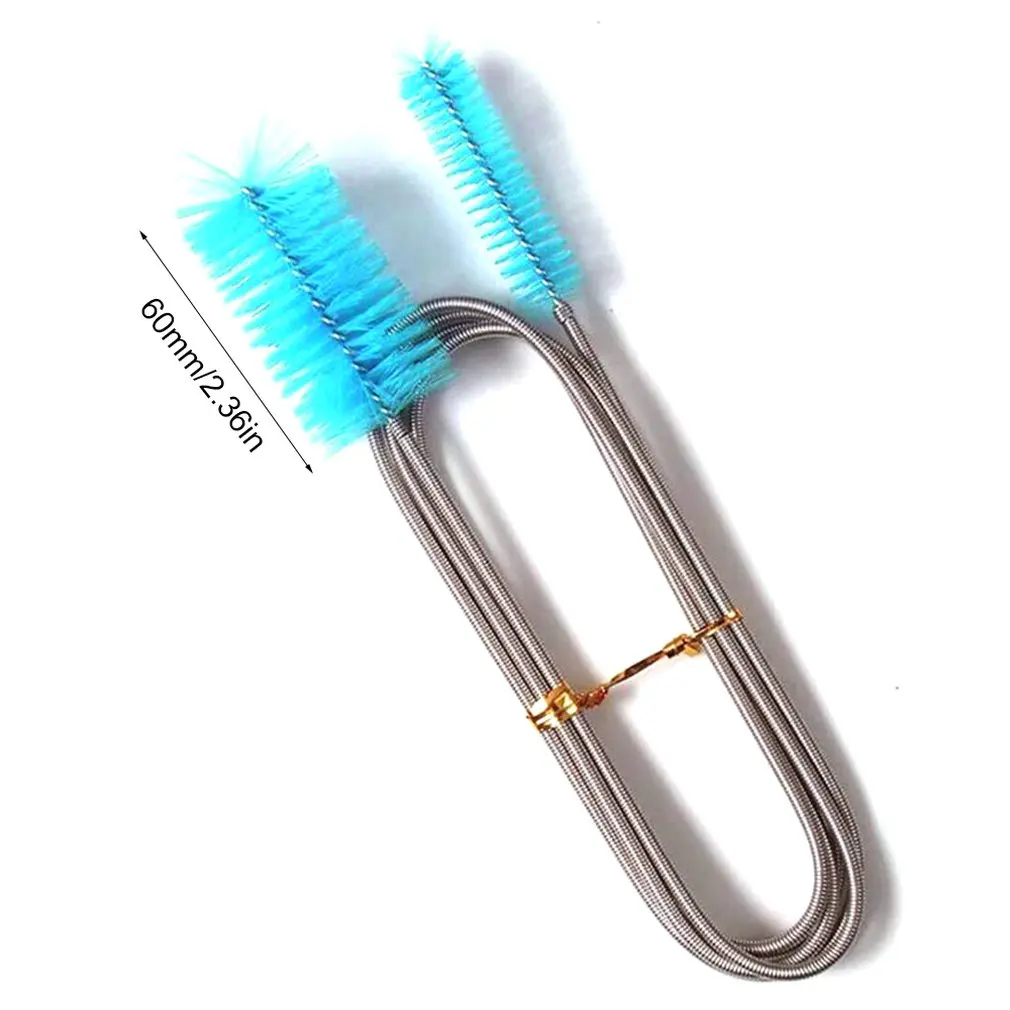 Stainless Steel Tube Cleaning Brush Single End Flexible Aquarium Fish Tank Filter Pump Hose Pipe 200cm Brushes Cleaner | Автомобили и