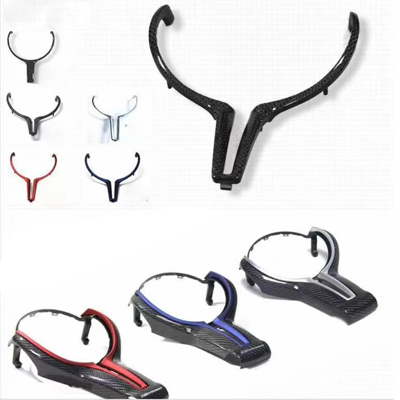 Сменная накладка на руль из АБС/углеродного волокна для BMW серии M F80 F82 F10 F06 F12 F13 F15