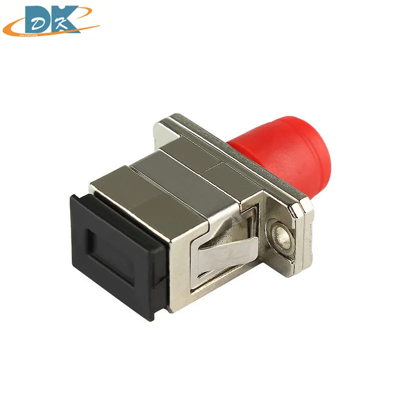 

50pcs FC TO ST fiber optic connector singlemode sc core Adapter ftth SC-FC UPC SX SM Flange Coupler Adaptor acesorio fibra optic