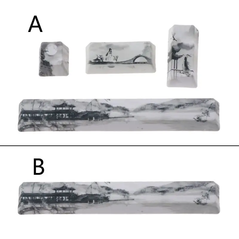 

SpaceBar Keycap PBT Five Sides Dye-Subbed Spacebar 6.25U Cherry Profile Space Bar Keycap for DIY Mechanical Keyboard
